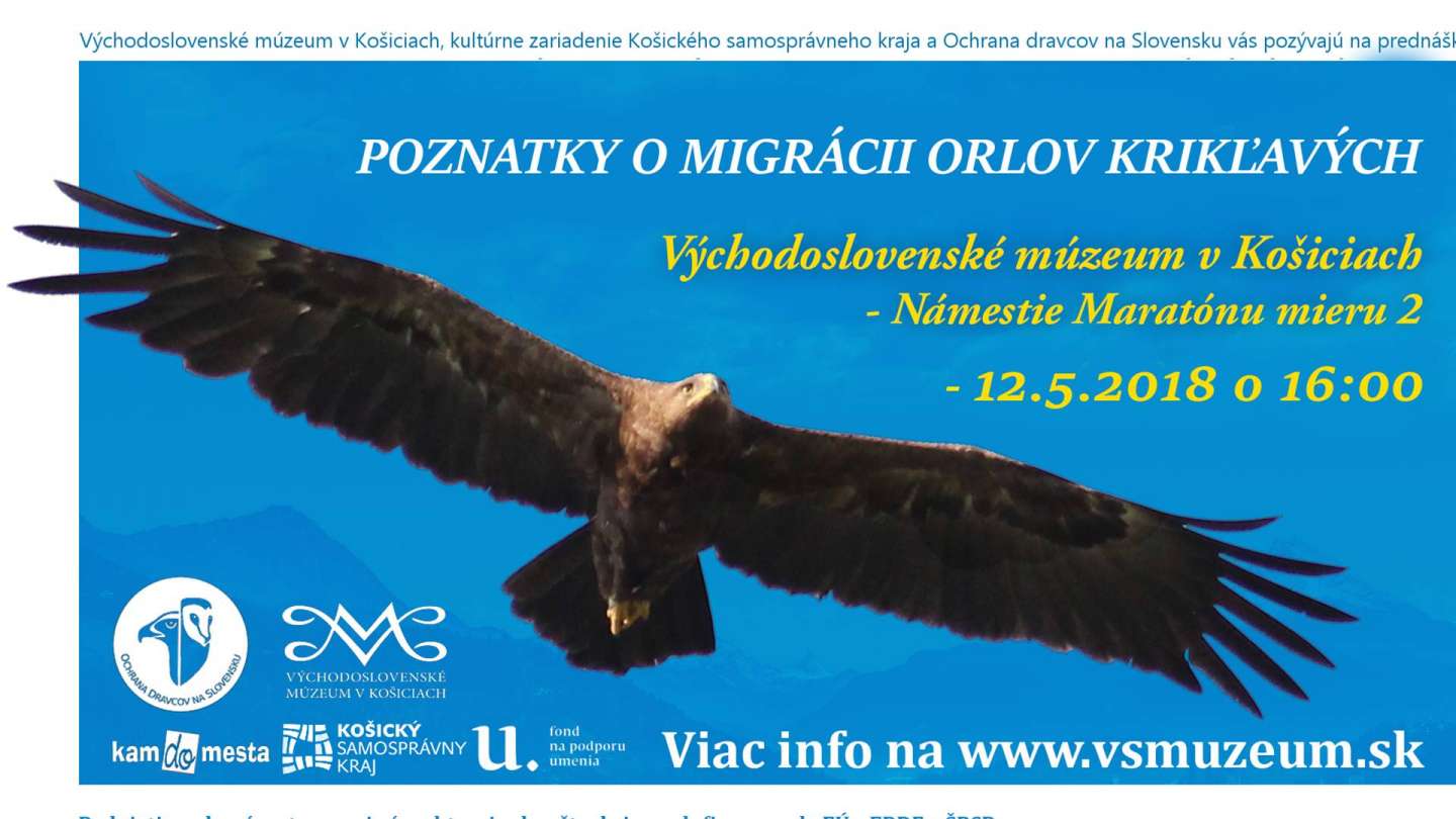 Prednáška: Poznatky o migrácii orlov krikľavých&quot;